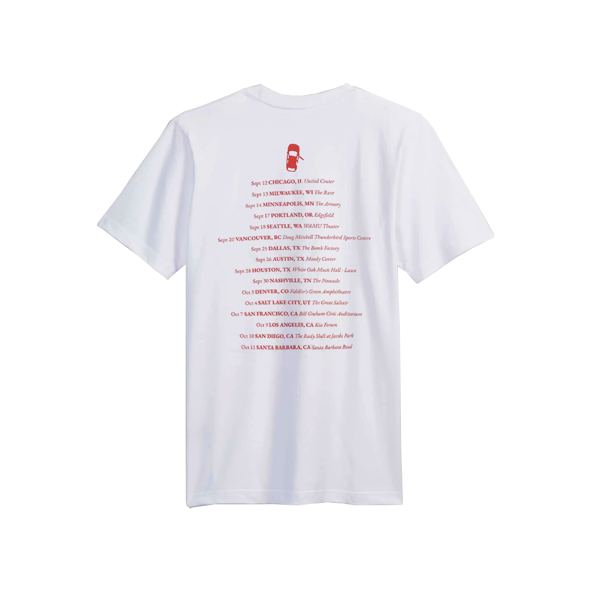 2025 Tour Tee